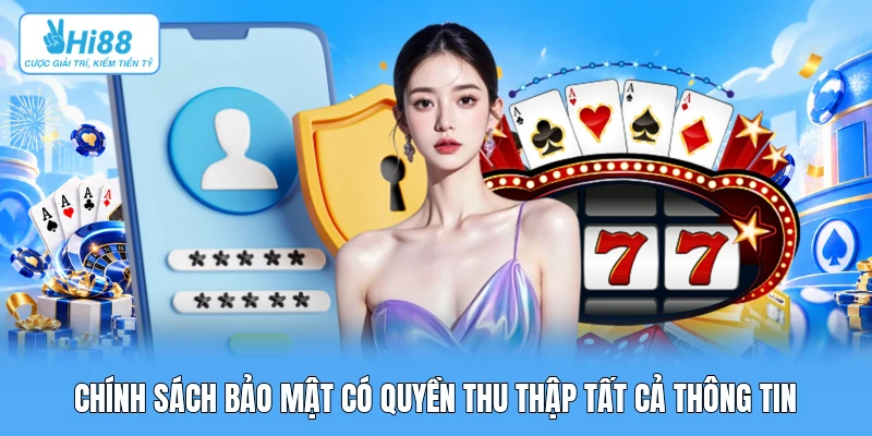 Chính Sách Bảo Mật Chính sách bảo mật có quyền thu thập tất cả thông tin