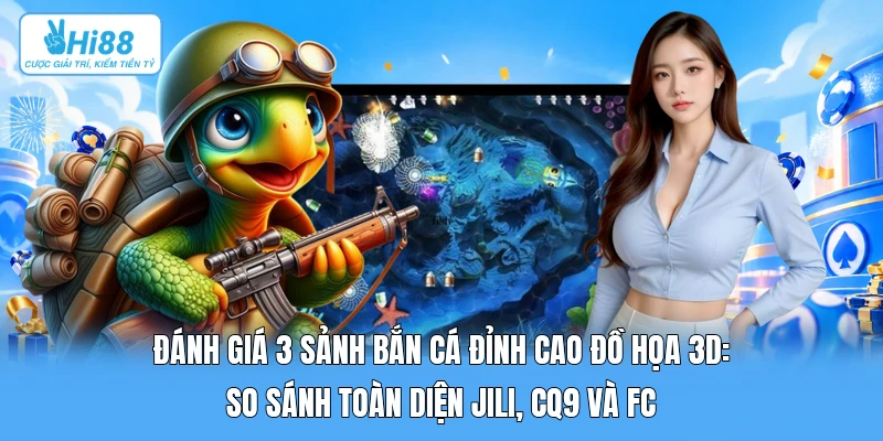 Đánh Giá 3 Sảnh Bắn Cá Đỉnh Cao Đồ Họa 3D: So Sánh Toàn Diện JILI, CQ9 Và FC Đánh Giá 3 Sảnh Bắn Cá Đỉnh Cao Đồ Họa 3D: So Sánh Toàn Diện JILI, CQ9 Và FC