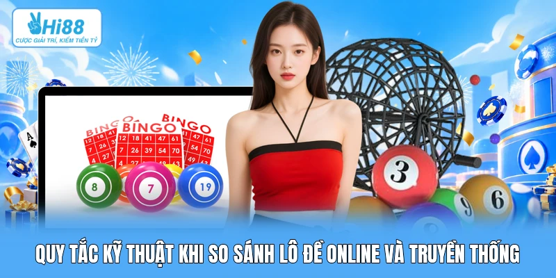 So Sánh Tỷ Lệ Ăn 1 Ăn 99.5 Trực Tuyến Với Ghi Lô Đề Truyền Thống Quy tắc kỹ thuật khi so sánh lô đề online và truyền thống